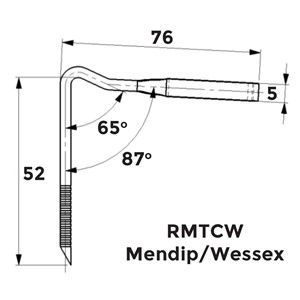 ST/STEEL CLIPS FOR MARLEY MENDIP / WESSEX TILES BAG OF 100no