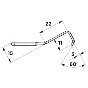 ST/STEEL CLIPS FOR MARLEY MODERN / MAJOR TILES BAG OF 100no