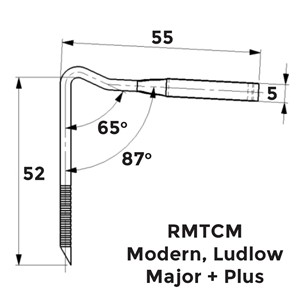 ST/STEEL CLIPS FOR MARLEY MODERN / MAJOR TILES TUB OF 500no