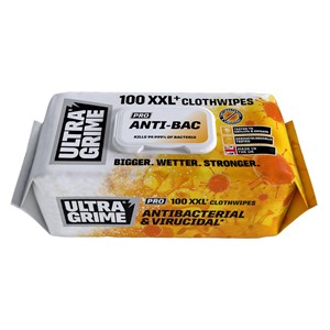 ULTRA GRIME ANTIBACTERIAL & VIRUCIDAL WIPES (YELLOW) 100no