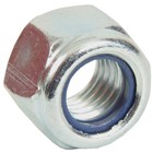 Hex Nylon Insert Nuts - BZP