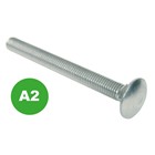 Cup Sq Bolts - A2 St. Steel - M10